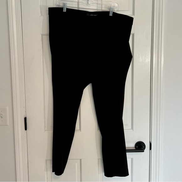 Amanda + Chelsea | Black Ponte Straight-Leg Ankle Pants, Size 20W - EUC - Picture 2 of 8